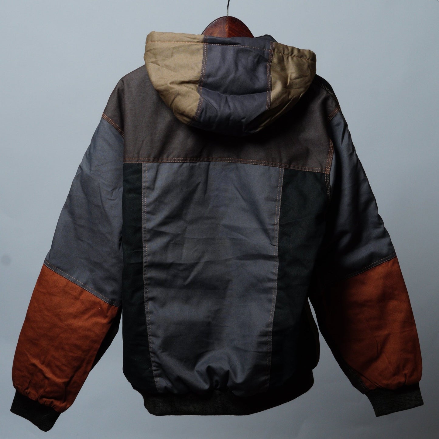 Workwear Colorblock Hooded Jacket Size XL - The Hellebore Shop