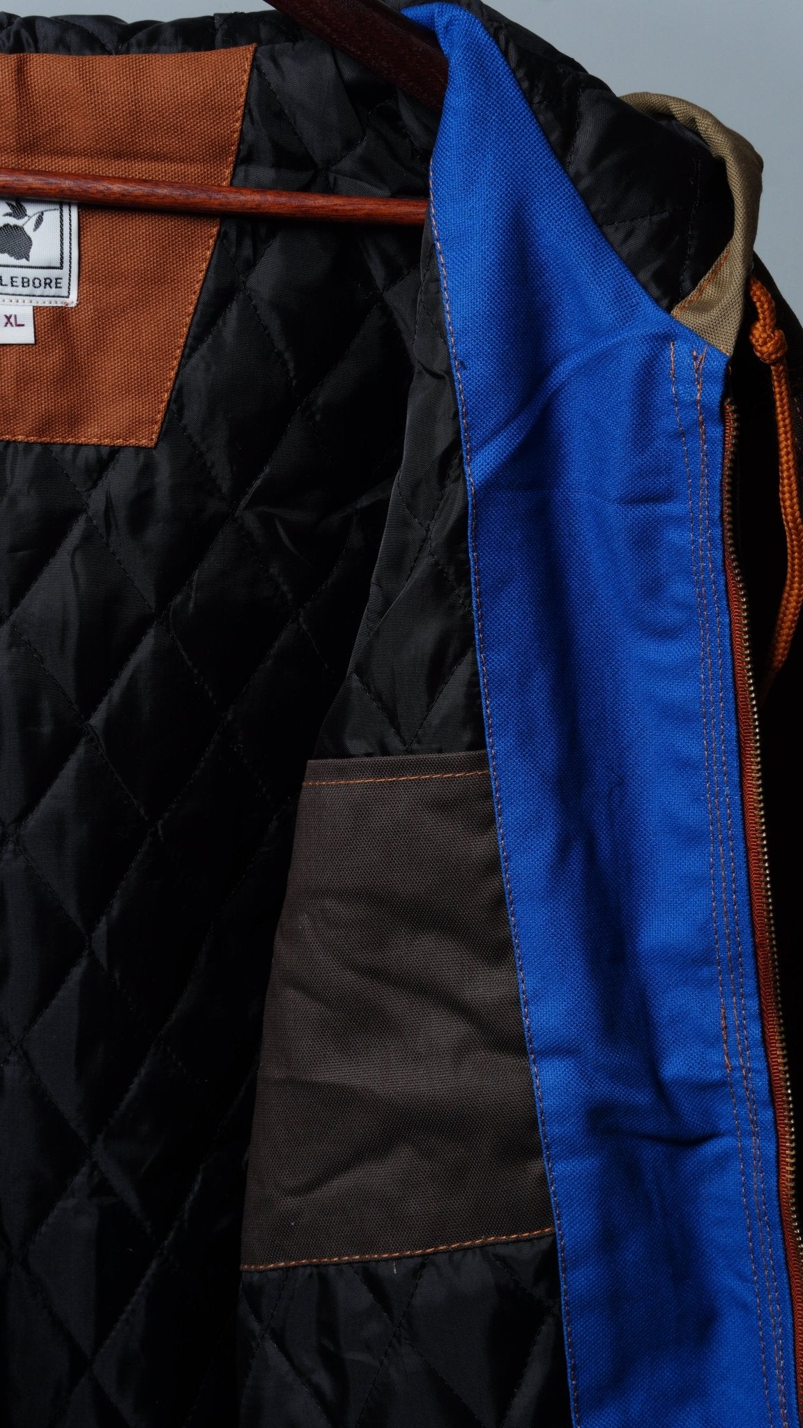 Workwear Colorblock Hooded Jacket Size XL - The Hellebore Shop
