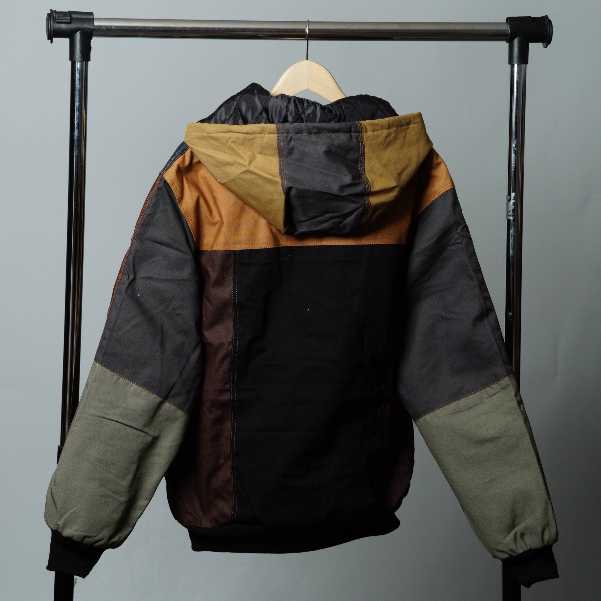 Workwear Colorblock Hooded Jacket Size XL - The Hellebore Shop
