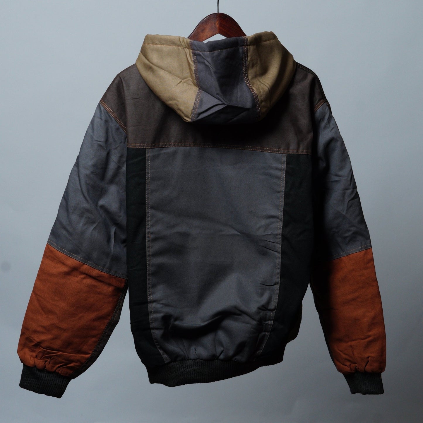 Workwear Colorblock Hooded Jacket Size XL - The Hellebore Shop