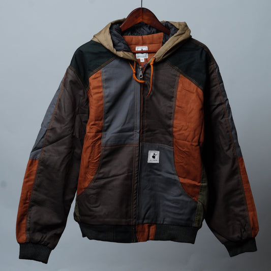 Workwear Colorblock Hooded Jacket Size XL - The Hellebore Shop