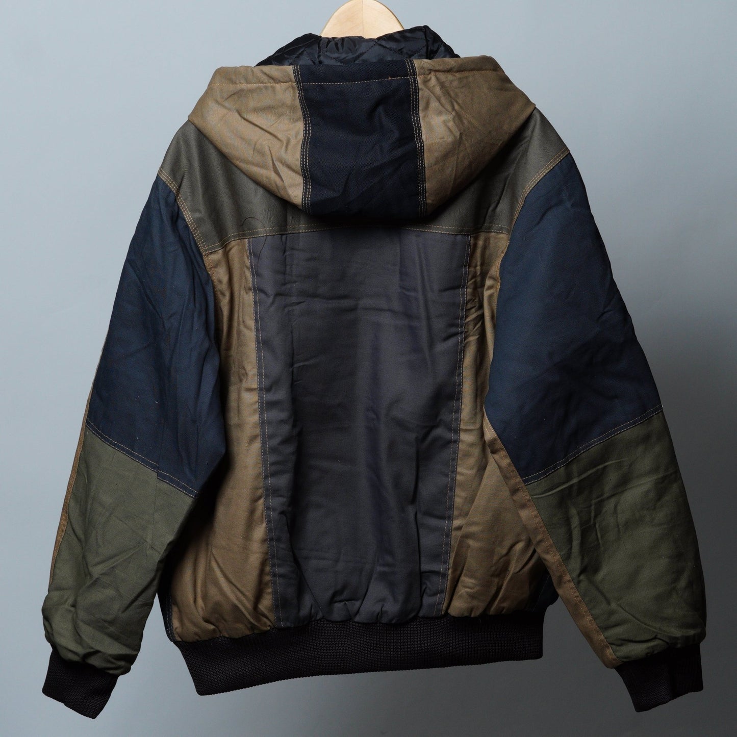 Workwear Colorblock Hooded Jacket Size XL - The Hellebore Shop