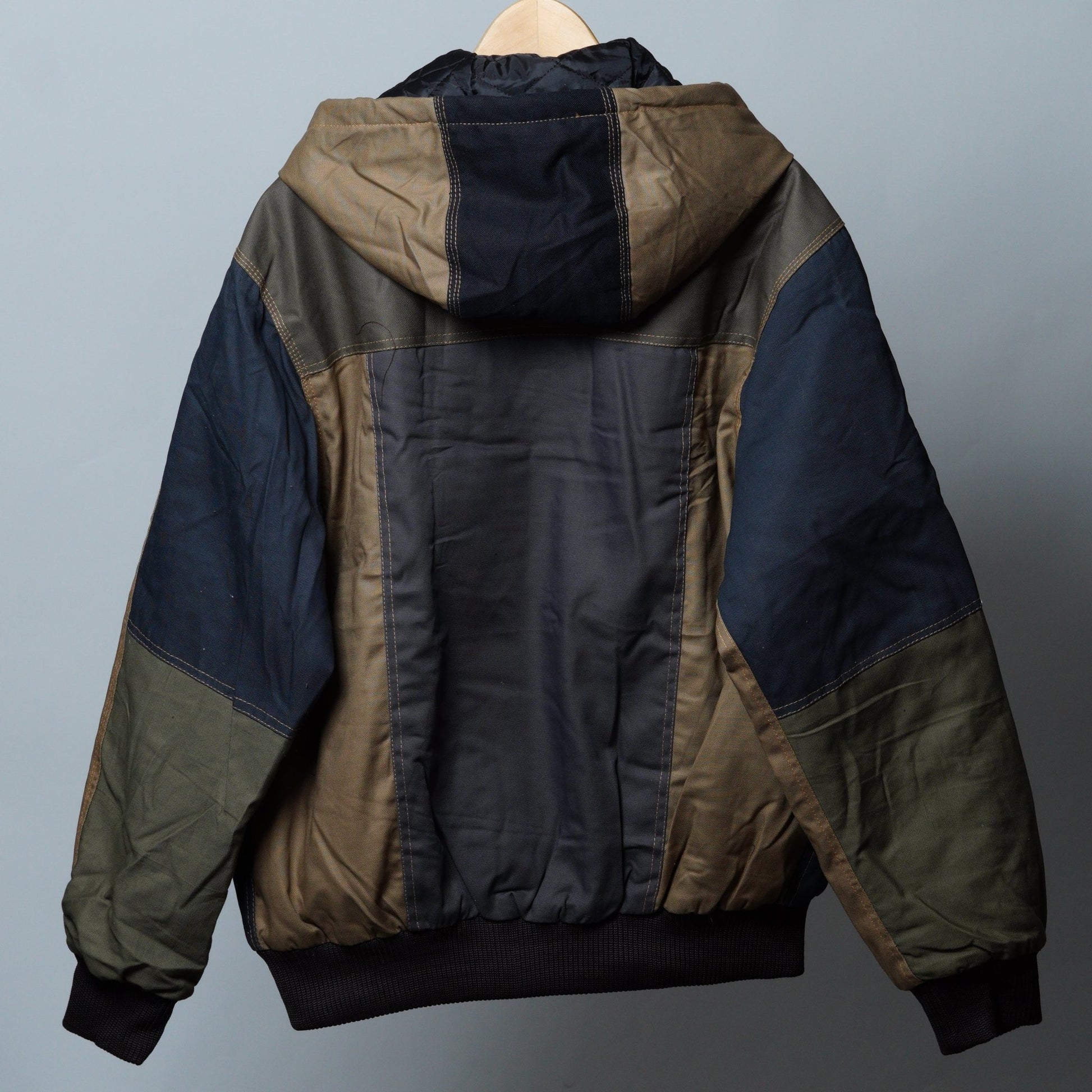 Workwear Colorblock Hooded Jacket Size XL - The Hellebore Shop