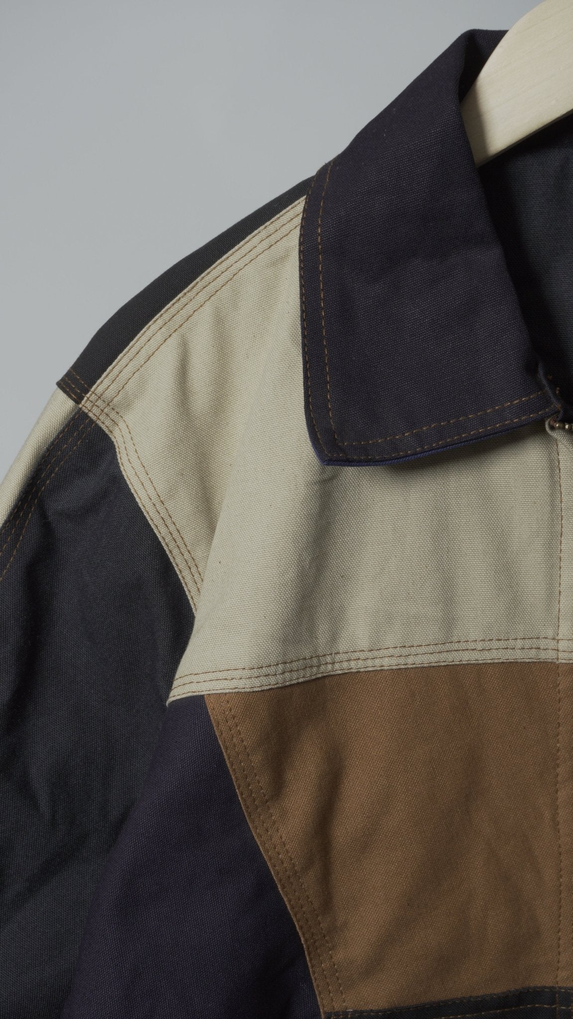 Workwear Colorblock Jacket Size L - The Hellebore Shop