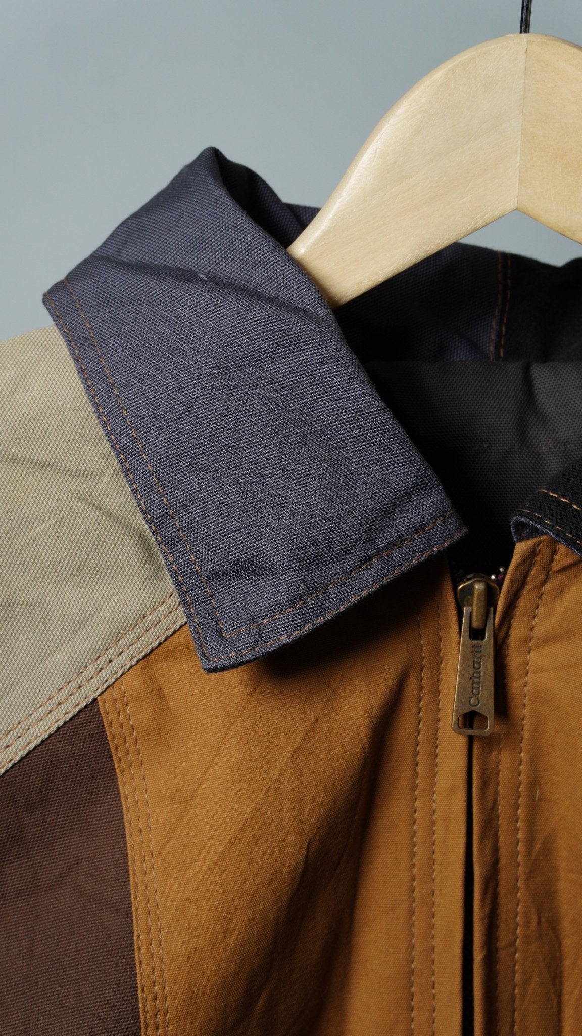 Workwear Colorblock Patch Pocket Jacket Size M - The Hellebore Shop