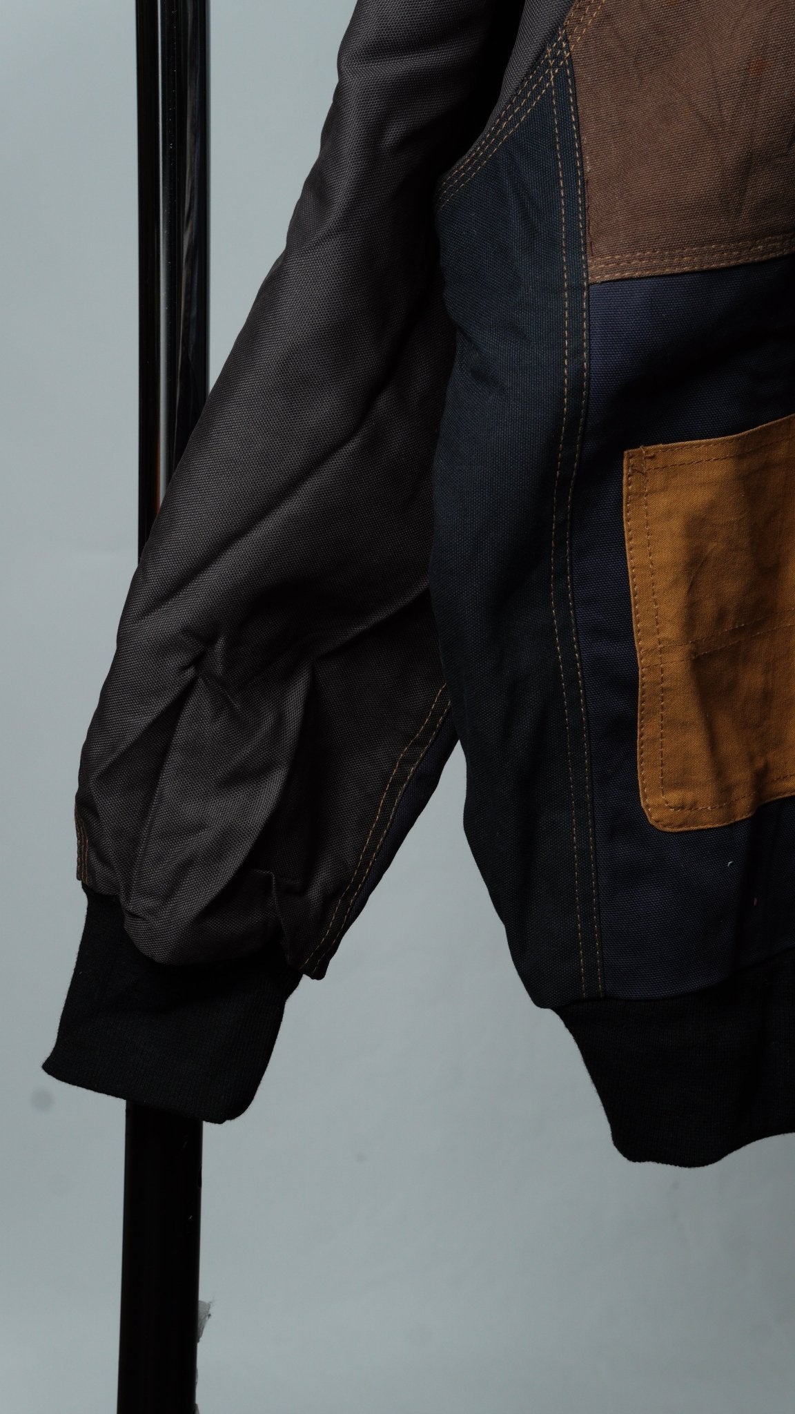 Workwear Colorblock Patch Pocket Jacket Size M - The Hellebore Shop