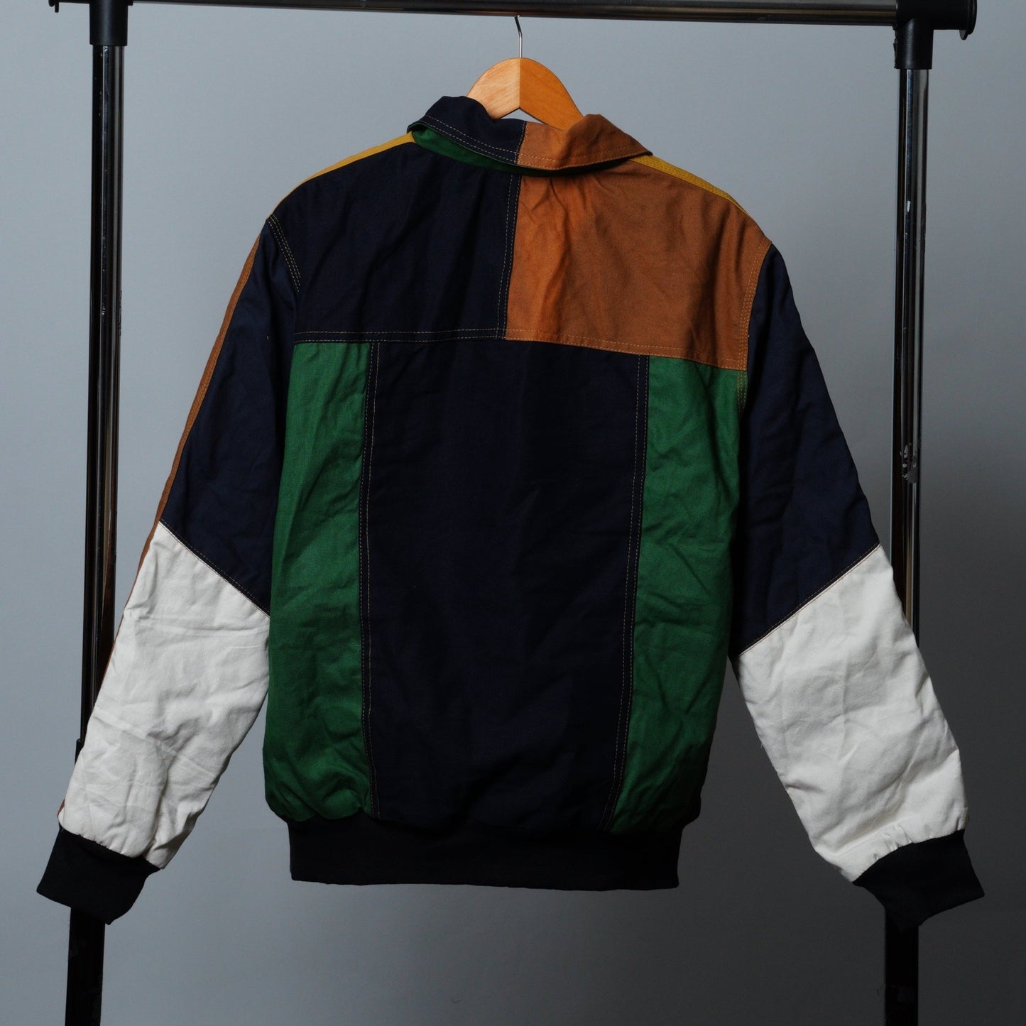 Workwear Colorblock Patch Pocket Jacket Size S - The Hellebore Shop