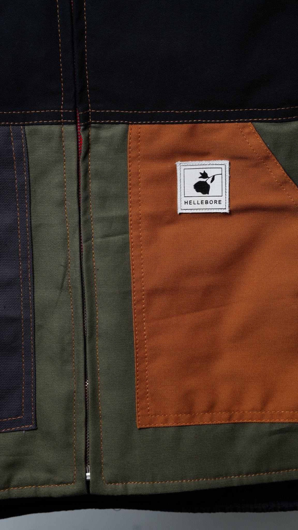 Workwear Colorblock Vest Size L - The Hellebore Shop