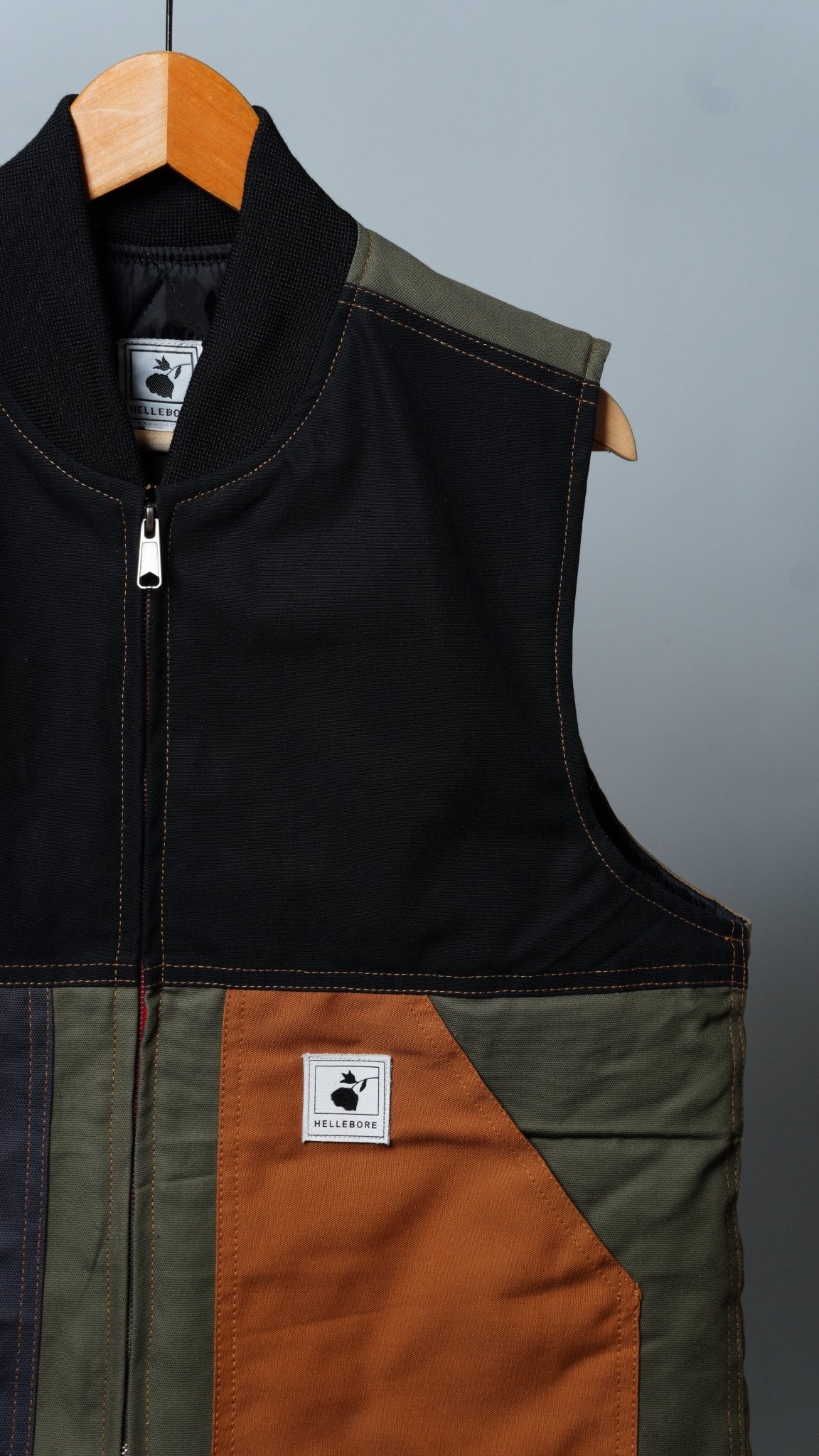 Workwear Colorblock Vest Size L - The Hellebore Shop