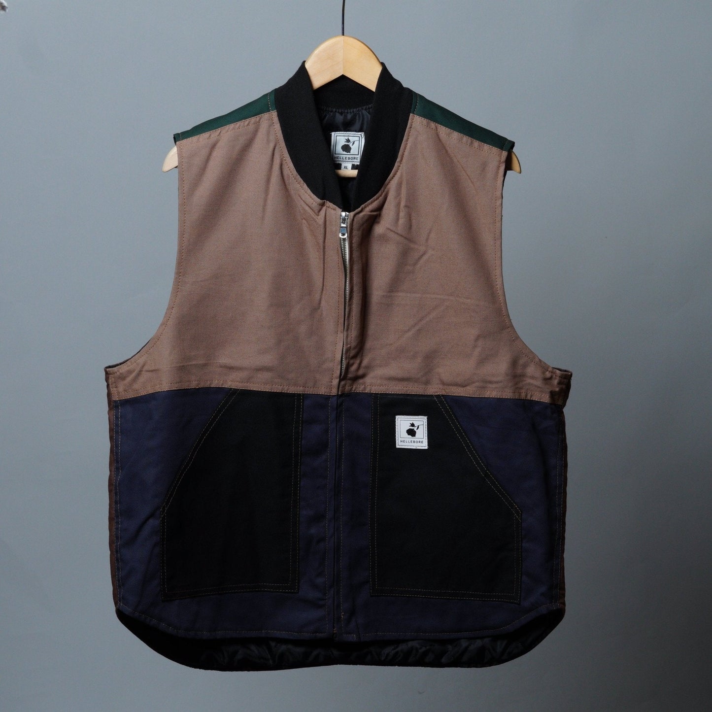 Workwear Colorblock Vest Size M - The Hellebore Shop